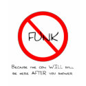 No funk t-shirts