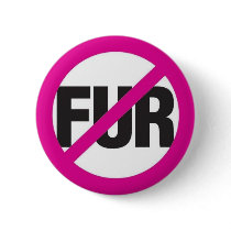 NO FUR buttons by TheAnimalLiberator NO FUR buttons