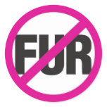 NO FUR! STICKER
