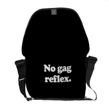 No gag reflex commuter bags