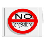 No Gangstalking Card