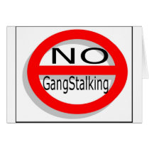 No Gangstalking Card