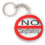 No Gangstalking Key Chain