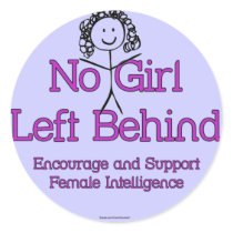 No Girl Left Behind stickers by clarachandler No Girl Left Behind stickers