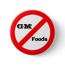 No GM -genetically modified foods button