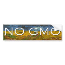 No GMO Bumper Sticker