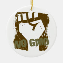 NO GMO Fist Ornaments