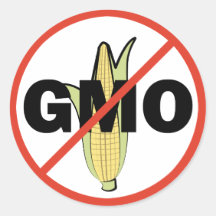 No GMO Round Stickers