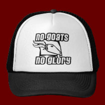 No Goats $17.95 Art Truckers Hat hats
