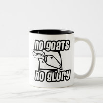 No Goats $17.95 Two Toned Coffee Mug mugs