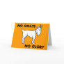 No Goats No Glory Greeting Card