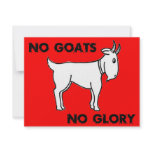 No Goats No Glory Personalized Invitations