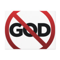 No God Postcard