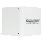 No government Can Reasonably Be Trusted Vinyl Binders
