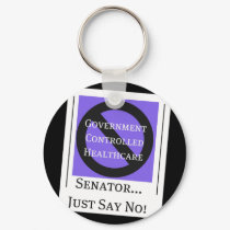 No Government Controlled Healthcare Key Chain keychains