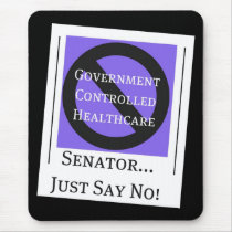 No Government Controlled Healthcare Mousepad