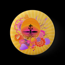 No Greater Love buttons