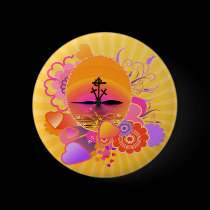 No Greater Love buttons
