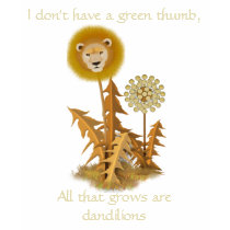 No Green Thumb t-shirts