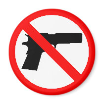 No Guns Anti Gun magnets by nedgey No Guns Anti Gun magnets