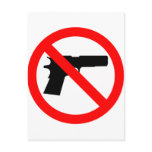 No Guns Anti Gun postcards