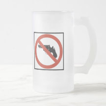 No Guns Permitted Highway Sign Coffee Mugs