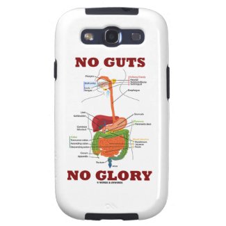 No Guts No Glory (Digestive System Humor) Galaxy SIII Case