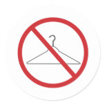 No Hanger Stickers