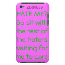 No Haters iPod Case-Mate Case