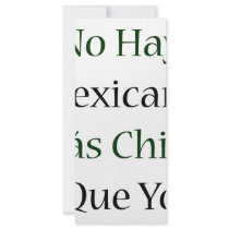 No Hay Mexicana Mas Chida Que Yo Rack Card