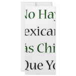 No Hay Mexicana Mas Chida Que Yo rack cards