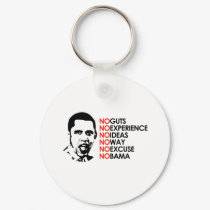 NO HE CAN'T keychains by antiobama NO HE CAN'T keychains