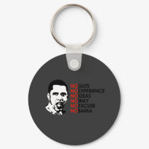NO HE CAN'T keychains by antiobama NO HE CAN'T keychains