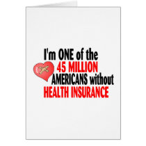 No Health Insurance cards by BarackObamaStore No Health Insurance cards