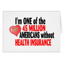 No Health Insurance cards by BarackObamaStore No Health Insurance cards