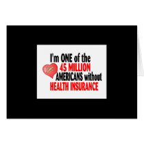 No Health Insurance cards by BarackObamaStore No Health Insurance cards