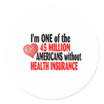 No Health Insurance stickers by BarackObamaStore No Health Insurance stickers
