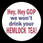 No Hemlock Tea stickers