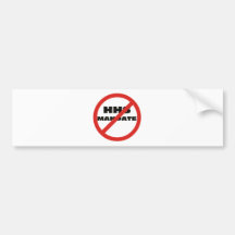No HHS Mandate Bumper Sticker