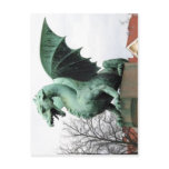 No higher resolution available. Ljubljana_dragon.J Postcard