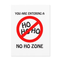 no ho zone post cards