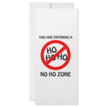 no ho zone rack card design