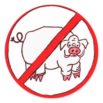No Hogs Circle Sticker by Hoffard