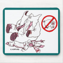No Hog's mousepads