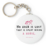 No Hour Is Lost Keychains