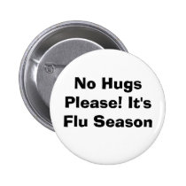 No Hugs Please! buttons