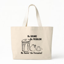 No Hushin the Percussion Tote Bags