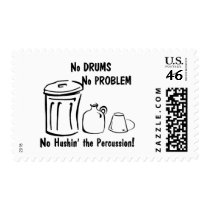 No Hushin the Percussion postage