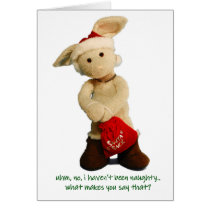 no, i haven't been naughty.. Christmas Card 2 cards