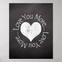 No, I Love You More Print